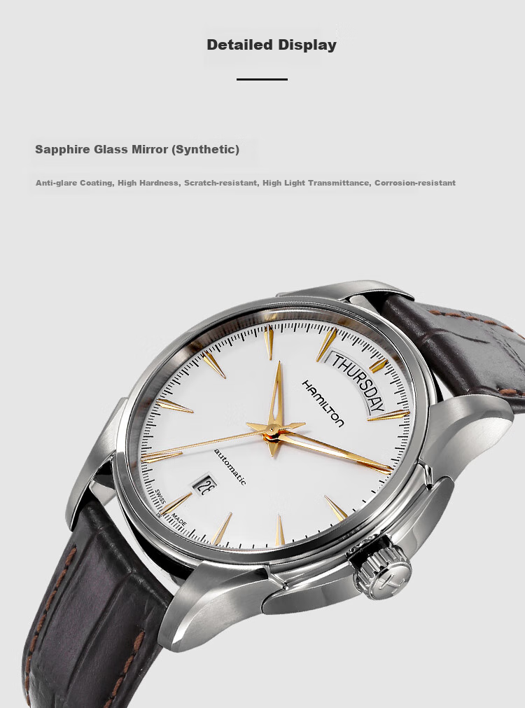 Hamilton Men's Mechanical Watch Jazzmaster Dual Calendar "Deception: The Secret of My Success" Movie Editio 5
