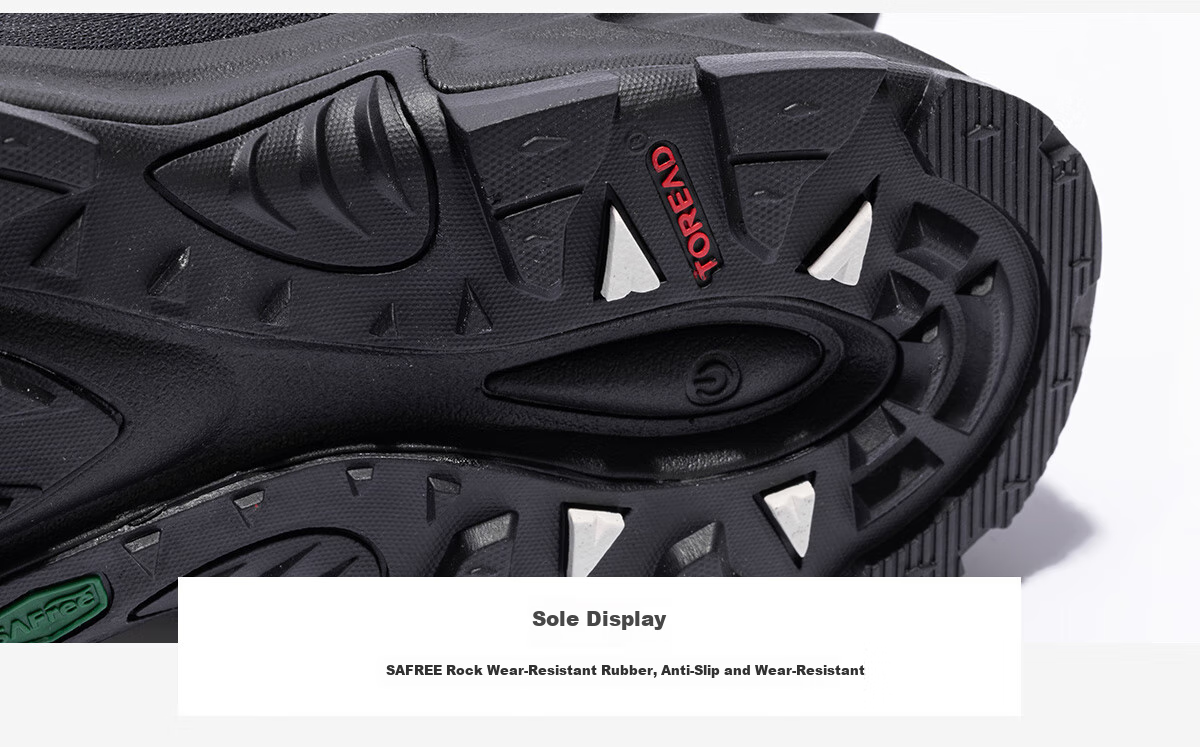TOREAD Hiking Shoes, Spring And Summer Couple Outdoor Non-Slip Wear-Resistant Mountaineering Shoes, Breathable Casual Sneakers TFAACN82978 8