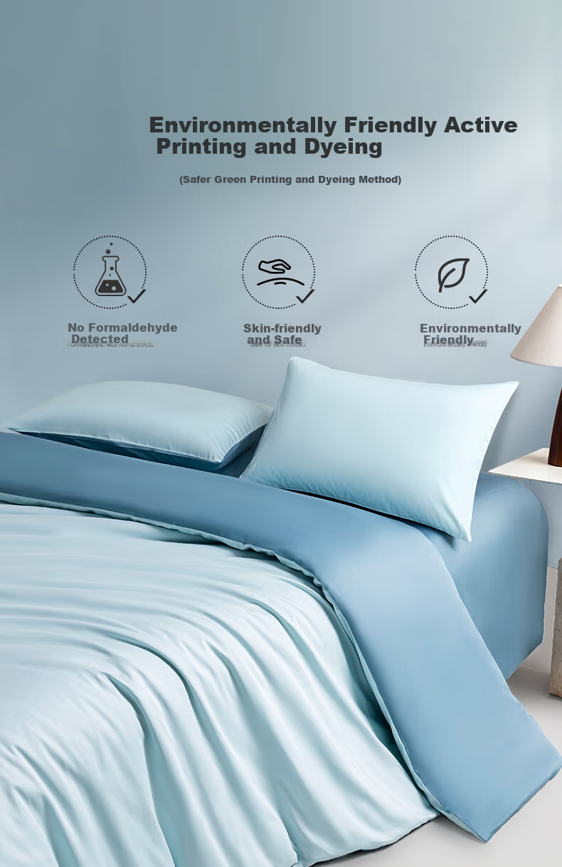 CROWN 60-Piece Bedding Set, Pure Cotton Bedsheet, Duvet Cover, Pillowcases, High-End Luxury Feel Bedding, Pure Cotton Duvet Cover, 200x230cm, for 1.5m X 2m Bed 2