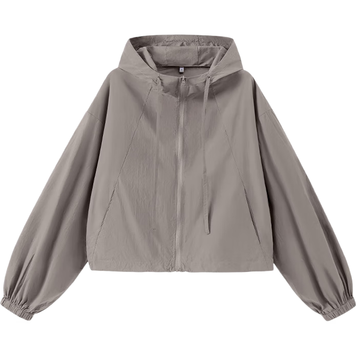Baleno UPF50+ Short Cooling Sun Protection Jacket for Women, 2025 Summer New Outdoor UV Protection Casual Loose Lightweight Coat