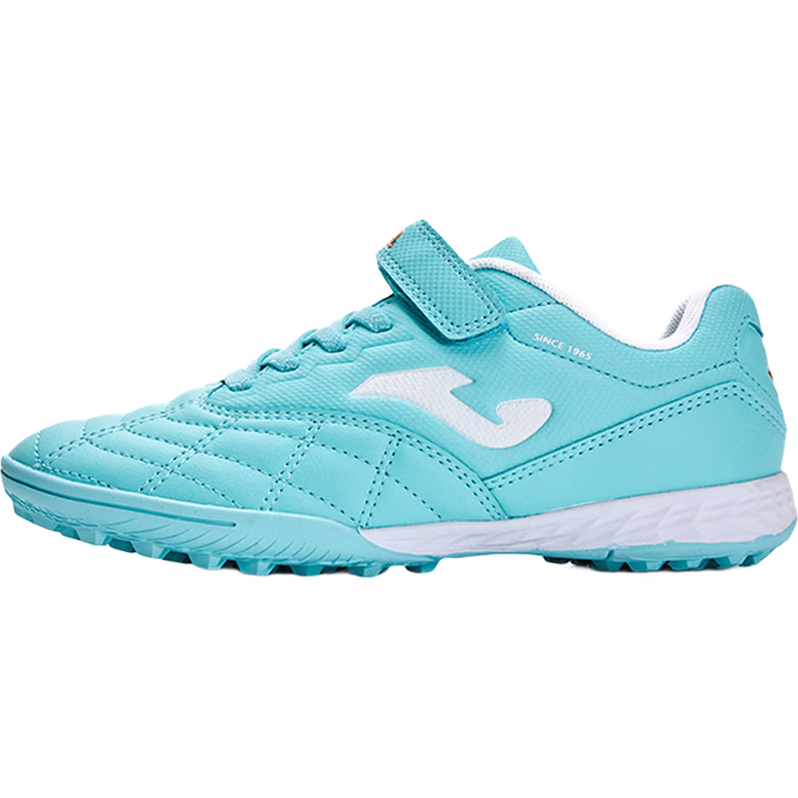 JOMA Soccer Shoes for Children, TF Turf Cleats for Boys And Girls, Youth Elementary School Students' Classic Replica Football Training Shoes, Light Blue, Size 35
