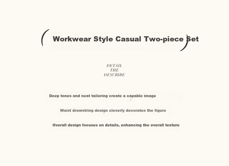 Dme [Yuan A Yuan Sa] Workwear-Style Stand-Up Collar Jacket, Casual Skirt Two-Piece Set, Back Slit, Slim-Fit Women's Outfit 1