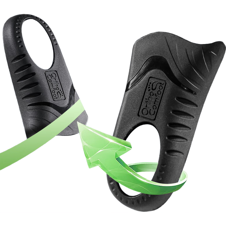 Maigaole Boost Popcorn PU Orthotic Insole, Arch Support for Flat Feet, Pressure Relief for Prolonged Standing, Size 41-42