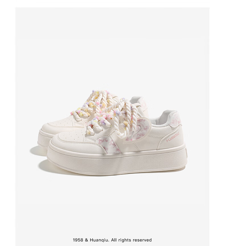 Global Platform Thick Sole Height Increasing White Sneakers for Women Niche 2026 New Campus Style Autumn Winter Casual Skate Shoes Women Beige Gray Size 38 9