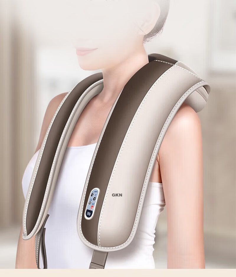GKN Percussion Massage Shoulder Pad, Hot Compress Kneading, Multifunctional Neck And Waist Massager, GKN-PJAMQ 10