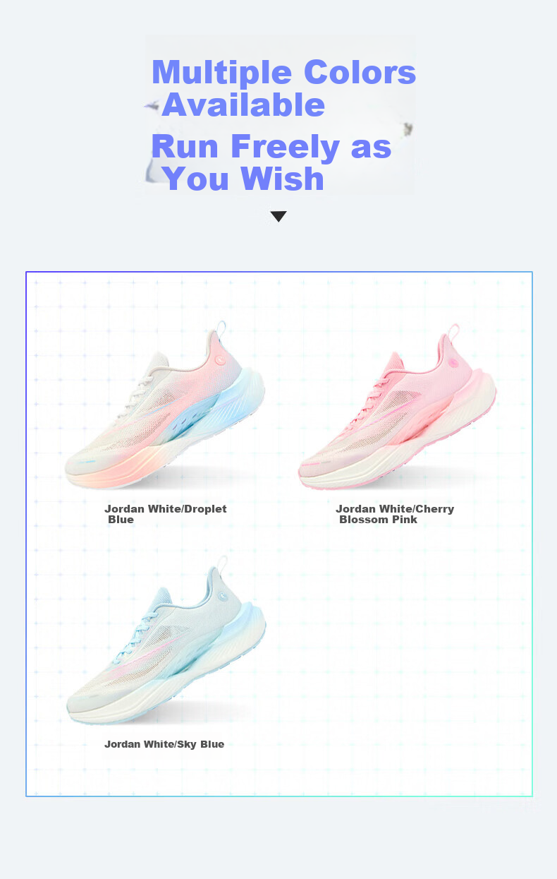 QIAODAN Feiying Team3 Women's Running Shoes, Autumn And Winter Shock-Absorbing Women's Shoes, Lightweight Long-Distance Running Sneakers, Fashionable 6