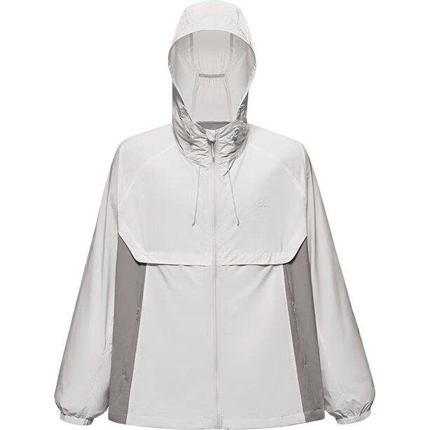 Meilicheng [Tan Jianji Same Style] Puff Sun Protection Clothing for Women And Men, UV Protection Sunscreen Jacket, Light Gray, 2XL