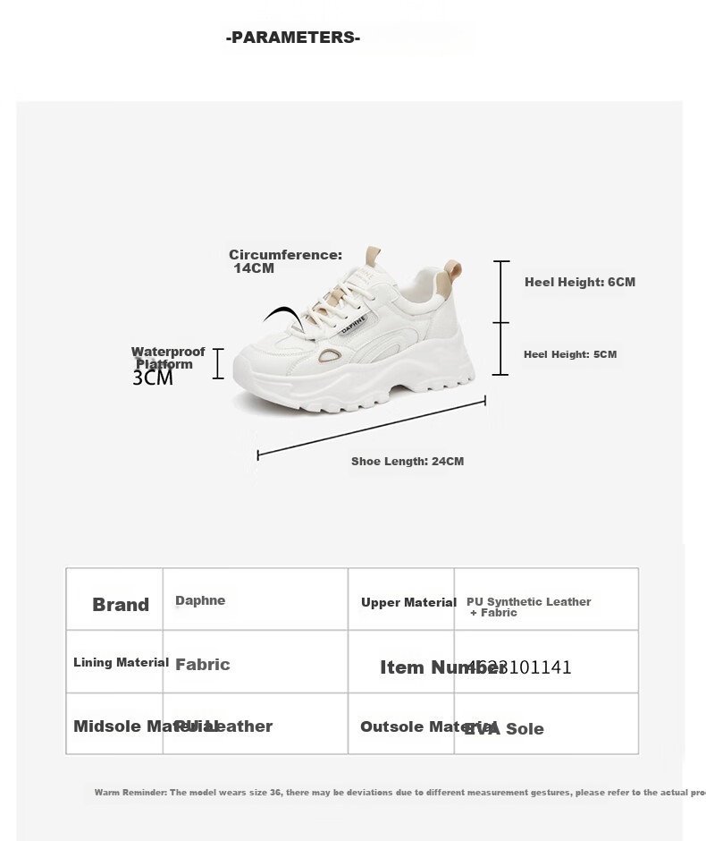 DAPHNE Mesh Casual Shoes for Women, Thick-Soled Breathable Height-Increasing Slimming Foot-Smallening Dad Shoes 4623101141 White Blue 36 3