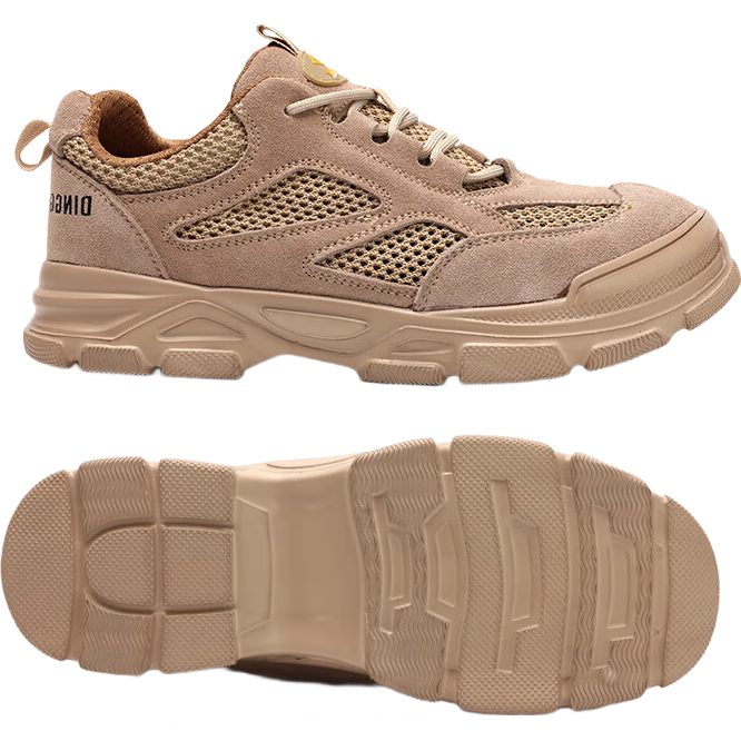 Dinggu Men's Labor Protection Shoes Four Seasons Slip-Resistant Wear-Resistant Anti-Smash Anti-Puncture Steel Toe Worksite JD11821ZW38