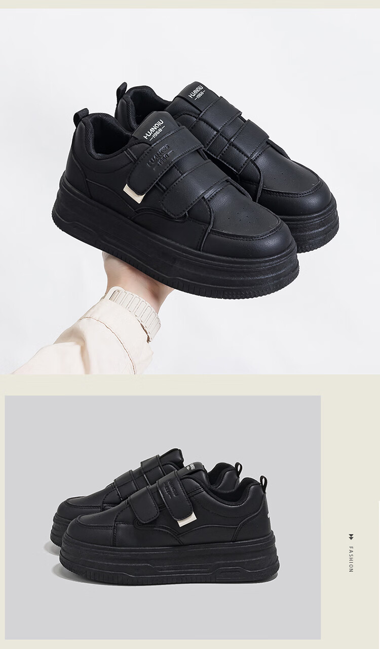 Global Magic Tape White Shoes for Women 2025 Spring New Style Niche All-match Student Campus Cute Casual Board Shoes 11