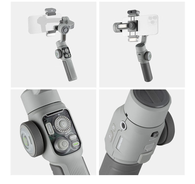 Zhiyun SMOOTH 5E Smartphone Stabilizer, Intelligent AI Precise Tracking, 360-Degree Full-Scene Follow-Up Orthogonal Three-Axis Anti-Shake Gimbal for Live Streaming And Vlog, Standard Versio 19