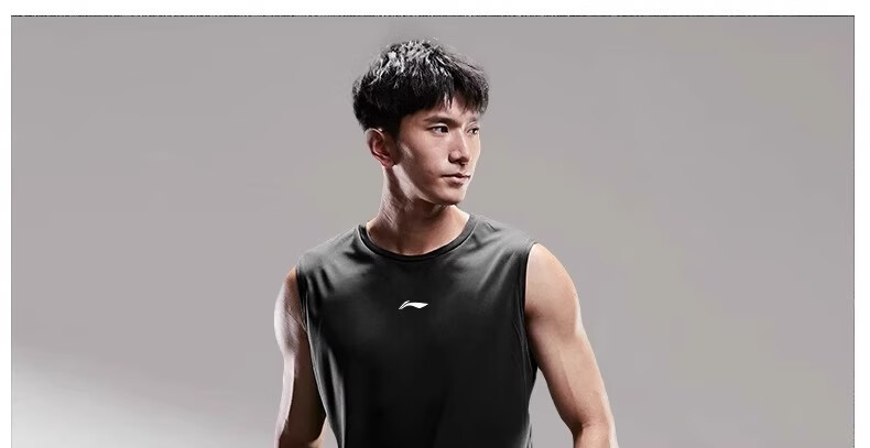 Li-Ning Sports Set, 2026 New Style Men's Quick-Dry Sports Vest And Shorts, Summer Running Basketball Fitness Two-Piece Set 16