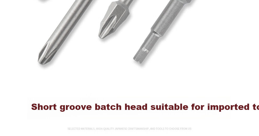VESSEL Weiwie Screwdriver with Magnetic Tip, Single-Head Screwdriver Bit, Long And Short Groove Phillips Head PH2X100mm, 2-Piece Set 11