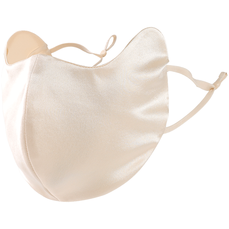 FANCET 100% Mulberry Silk Face Mask for Women Spring Summer Eye Protection Breathable UV Sun Protection Face Cover