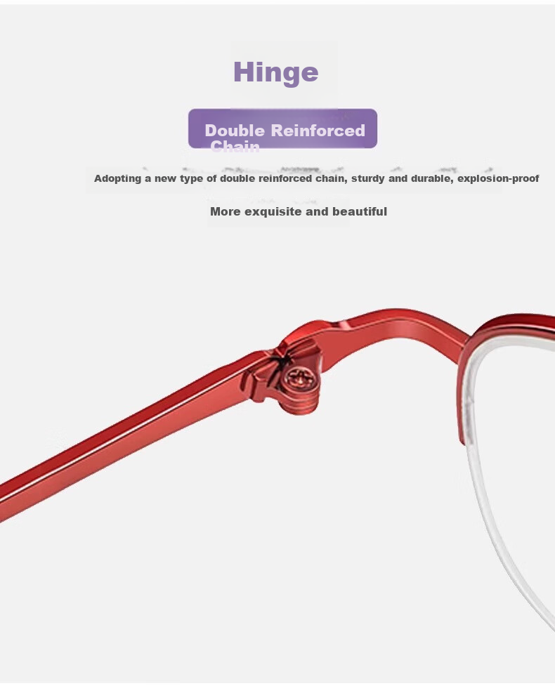 GOGOSOON Reading Glasses for Women, Anti-Blue Light Radiation, High-Quality Genuine Brand, High-Definition Presbyopic Glasses for Middle-Aged And Elderly, Fashionable Reading Glasses for Back to School 15
