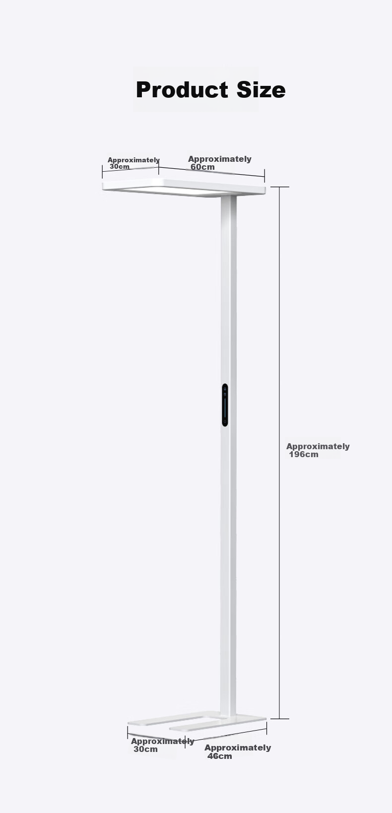 Haoshili Eye Protection Large Spectrum Desk Lamp for Children's Study And Reading, Bedroom Classroom Floor Lamp L9 13