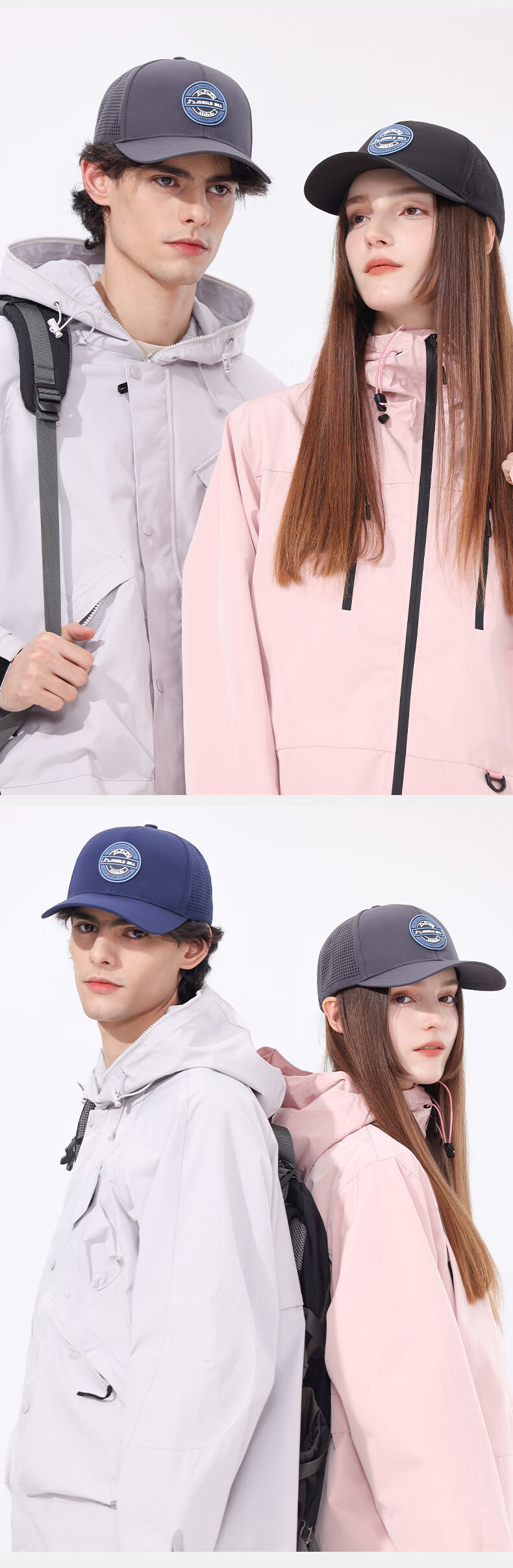 Jiancai Men's Spring And Summer Sun Visor Cap, Trendy Original Outdoor Quick-Dry Hat for Women And Couples, UV Protection Baseball Cap for Me 10