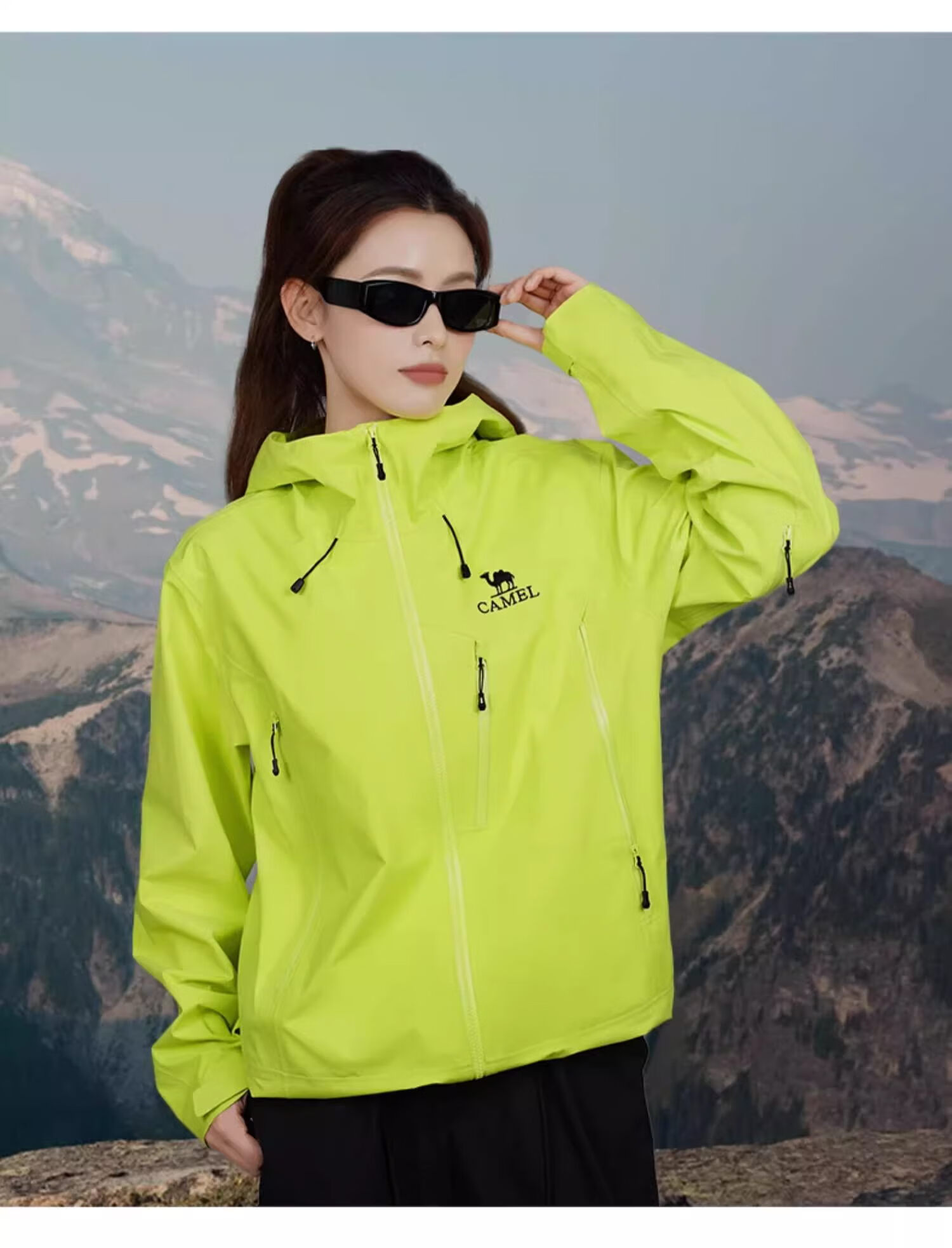 CAMEL [King Armor] Linyue Softshell Jacket Spring Summer New Professional Hard Shell Euro-Tech Windbreaker S 17