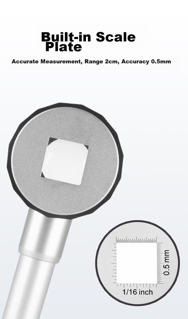 MIXOUT Magnifying Glass with High Magnification for Authenticating Liquor, Moutai, Antique Items, Stamps, with Light And Scale 4