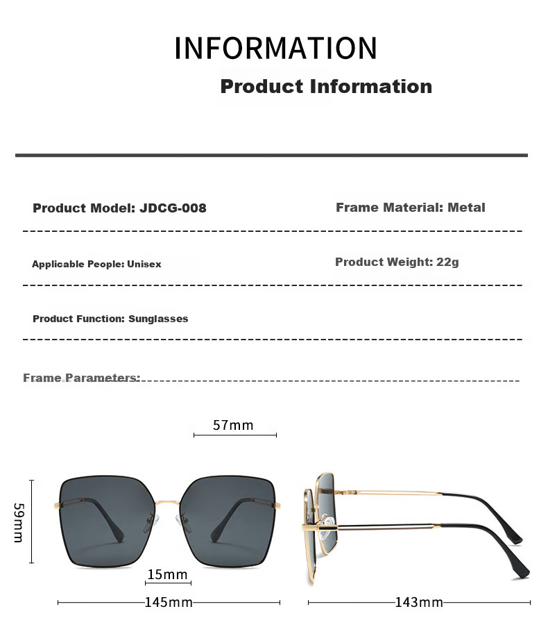 Mushe Fashion Women's Polarized Sunglasses UV400 Anti-Ultraviolet Street Photography Sunglasses Large Frame Korean Style Trendy Sun Protection Goggles 10
