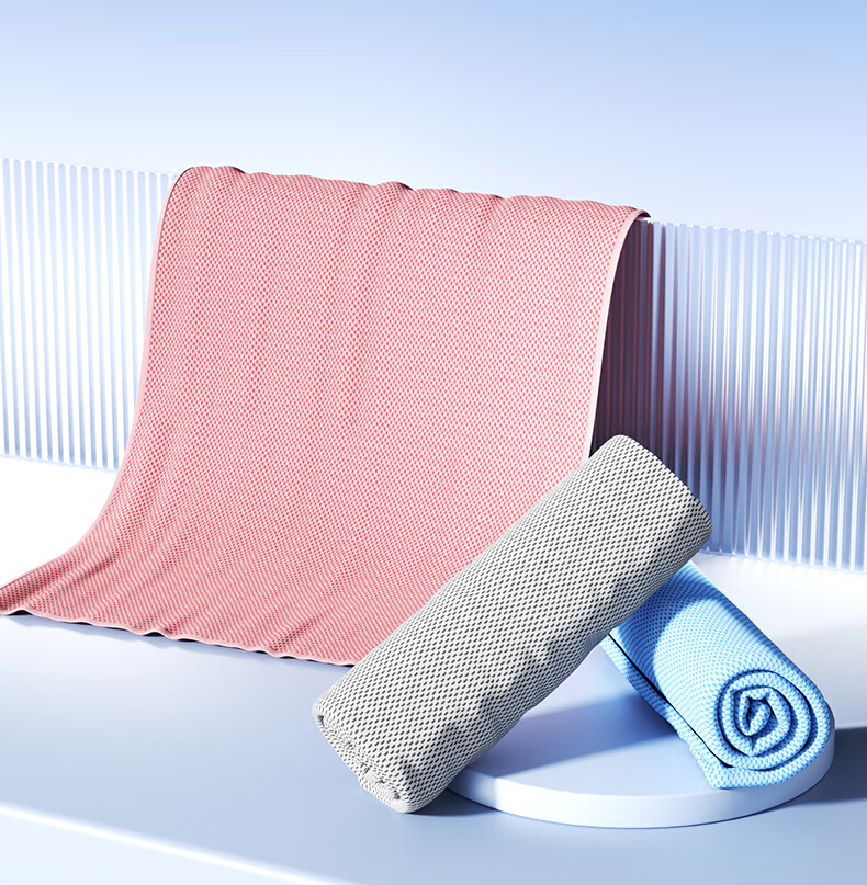 ANTA Cooling Sports Towel, Outdoor Swimming Fitness Quick-Dry Portable Travel Swimming Cool-Touch Non-Stick Blue 16