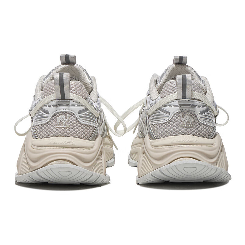 Мужские кроссовки CAMEL Galaxy Sports, утолщенная подошва, дышащие, повседневные, модель X15B30L4037, цвет "Buckwheat Gray/silver", размер 42