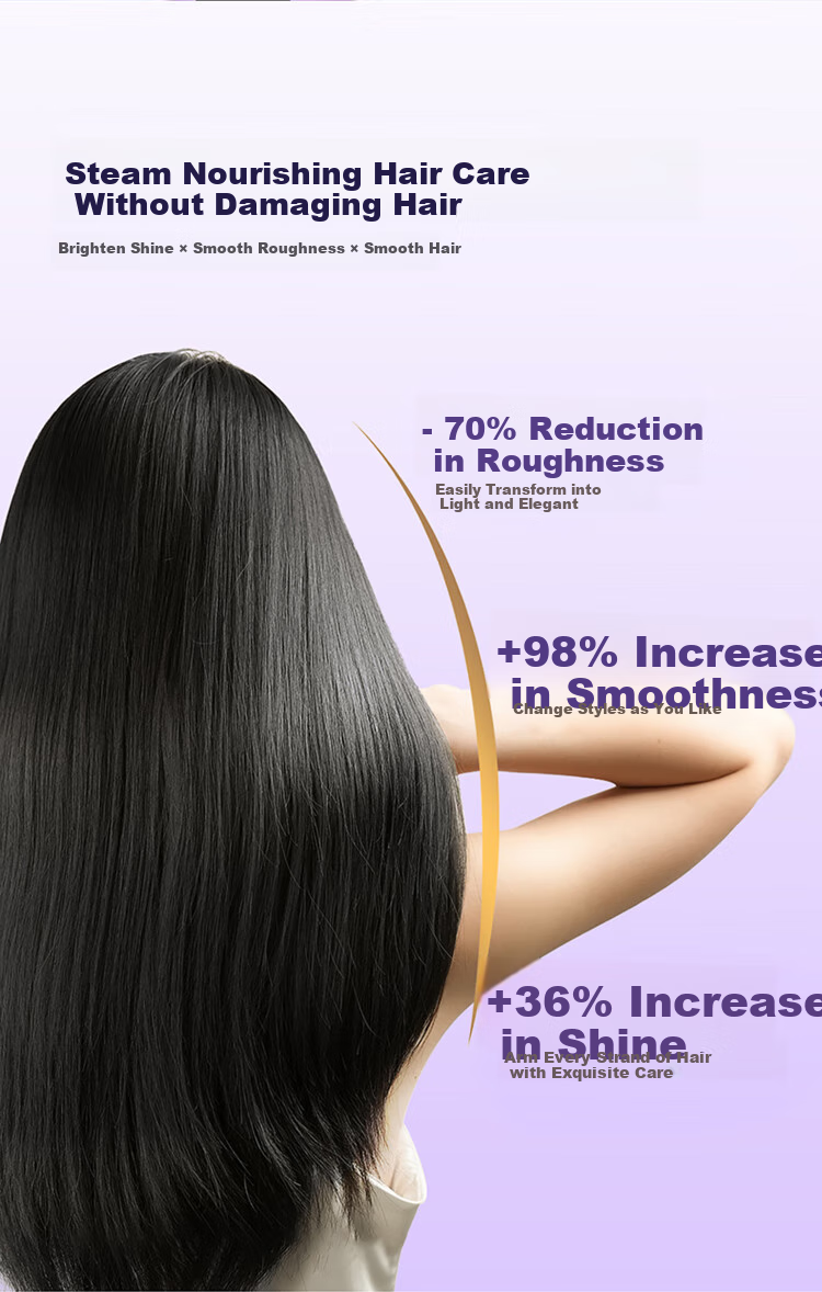 GUGE [Steam Straightening Comb] German Straightening Comb, Gentle on Hair, Dual-Use for Straight And Curly Hair, Bangs And High Crown, Hair Volumizing Tool, Hair Comb, Birthday Gift for Wome 7
