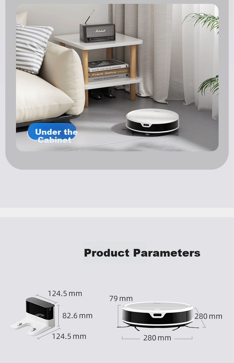 OKP K5 Ultra [Upgraded Version of K5pro] Robot Vacuum Cleaner, All-In Sweeping And Mopping, TOF Laser Navigation, Intelligent Home Path Planning, Compact Body with Automatic Suctio 14