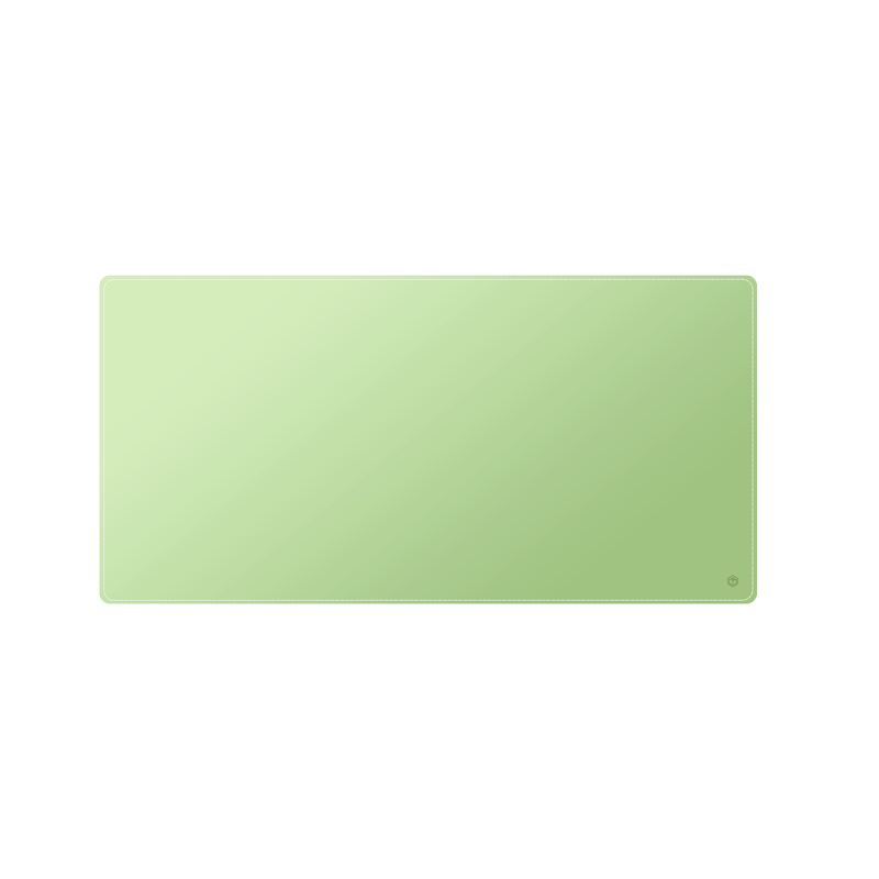 JD Jingzao PU Mouse Pad Large Extended Dual-Layer 80x40cm Office Gaming Esports Desk Mat Leather Texture Natural Rubber Waterproof Wear-Resistant Avocado Green