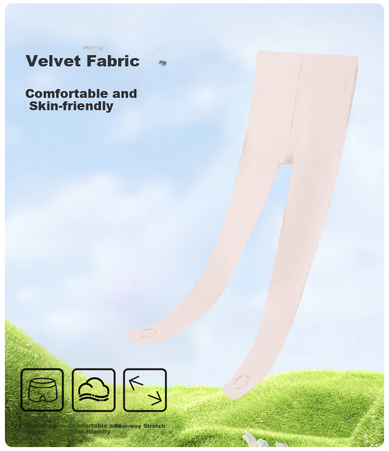 Bowuwuyuan Dance Socks, Yoga Autumn Women's Dance Adult Tights, Foot Hole Socks, Pilates Ballet Large Socks Stockings 2