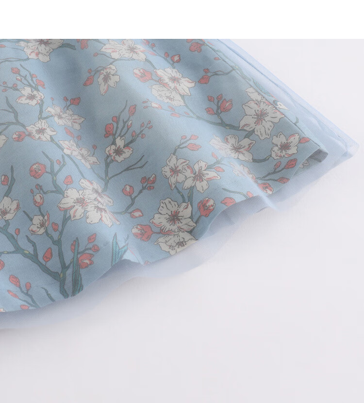 MARC&JANIE Girls' New Chinese-Style Hanfu Tulle Princess Dress, Children's Qipao Skirt, Summer 2025 Collection, 550535 6
