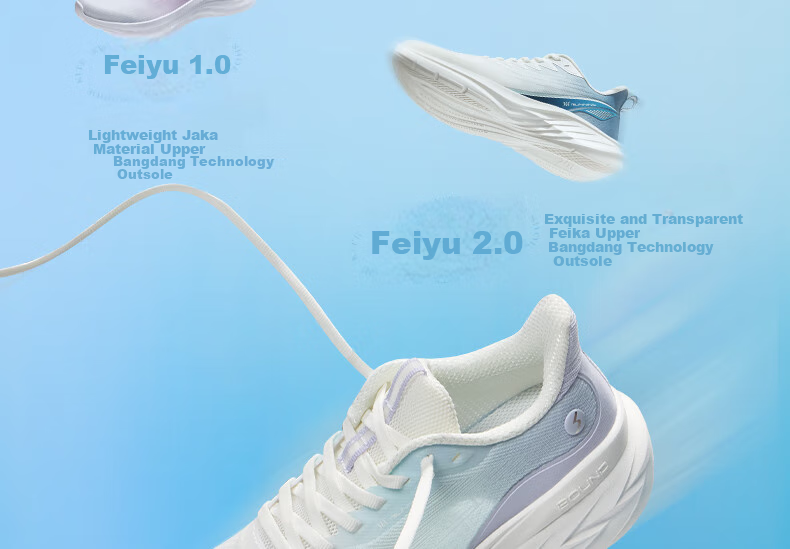361° Women's Running Shoes Feiyu 3 Spring And Summer Breathable Outdoor Thick-Soled Casual Commuter Running Shoes for Women 682512219-1 7