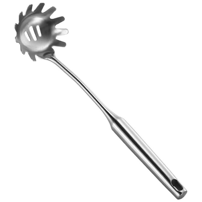 Jxsuperior 304 Stainless Steel Long Handle Noodle Strainer Spoon Pasta Skimmer Kitchen Utensil