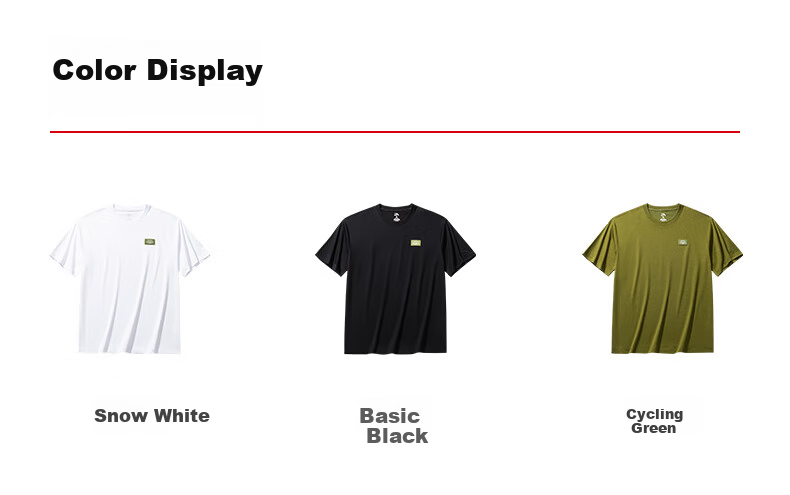 Anta Ice Silk T-Shirt | Casual Short Sleeve Men's Summer Loose Simple Sports Breathable Top 152628117 15