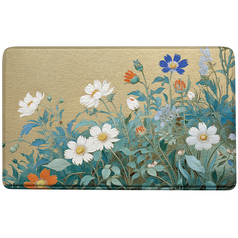 DeXi Bathroom Mat, Washroom Floor Mat, Toilet Foot Pad, Absorbent Mat for Bathroom Entrance, 50x80cm