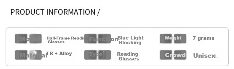 GOGOSOON Reading Glasses for Women, Anti-Blue Light Radiation, High-Quality Genuine Brand, High-Definition Presbyopic Glasses for Middle-Aged And Elderly, Fashionable Reading Glasses for Back to School 17