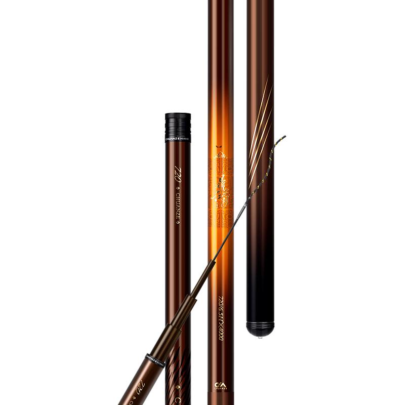 Chuanzé Dingjian Jianghu Lightweight Multi-Purpose Fishing Rod Top Ten Brand Carbon Fiber 7.2m Large Fish Rod