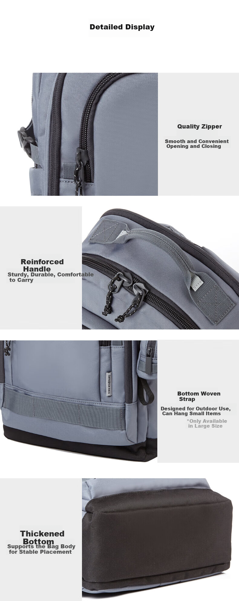 Xinxiuli Men's Backpack, 15.6-Inch Laptop Bag, Fashionable Commuter Bag, Large Capacity Casual Backpack, UF9 Dark Gray 10