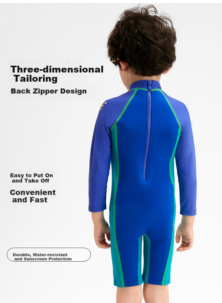 Arena Children's Swimsuit, One-Piece for Boys, Knee-Length, Sun Protection, Chlorine-Resistant, Comfortable, Quick-Drying, Professional Training Swimwear 6