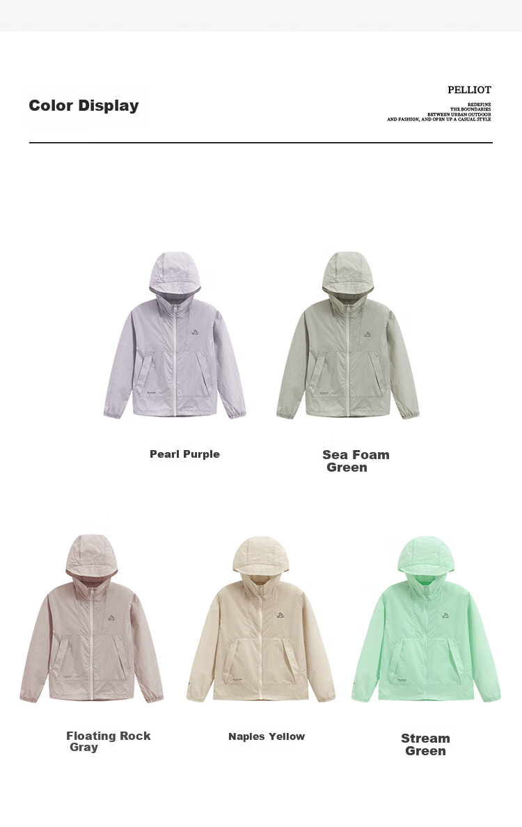 Pelliot [Xiao Sen Lin] Outdoor Children's Sun Protection Clothing, Summer Lightweight, Boys And Girls Sun Protection Jacket, 135212023, Purple, Size 160 29