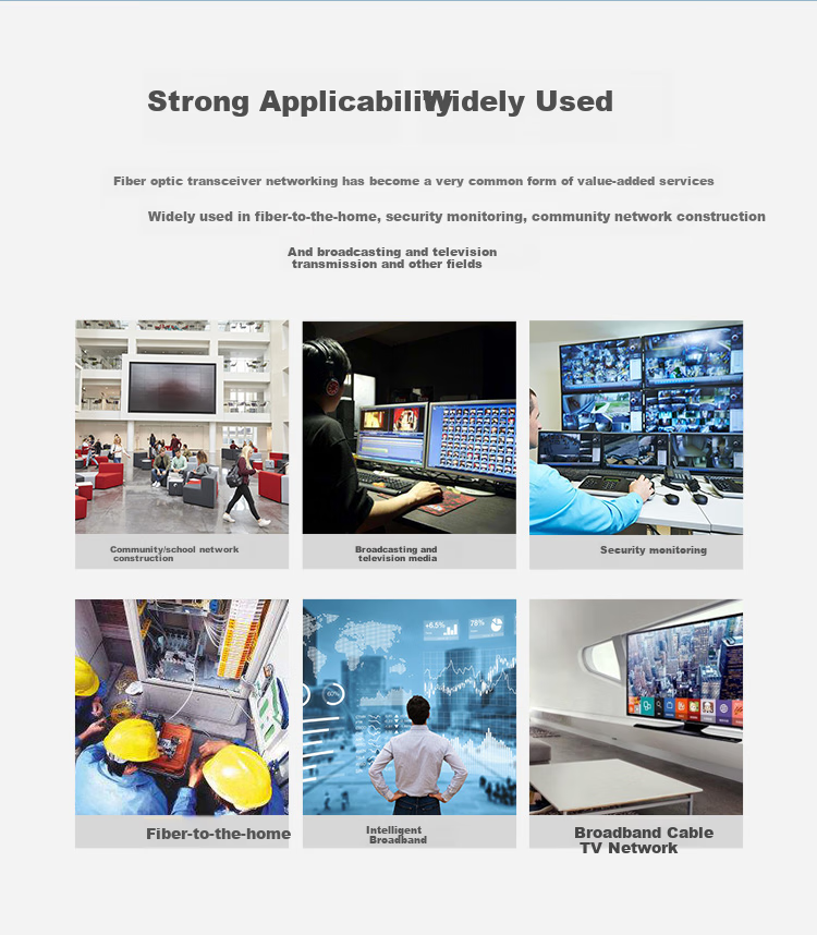 HAILE Fiber Optic Transceiver, Telecom Engineering Grade, 100Mbps Single-Mode Dual-Fiber One Optical One Electrical, 20 Kilometers, Network Monitoring SC Port Optical-Electrical Converter, 1 Unit HC-810 5
