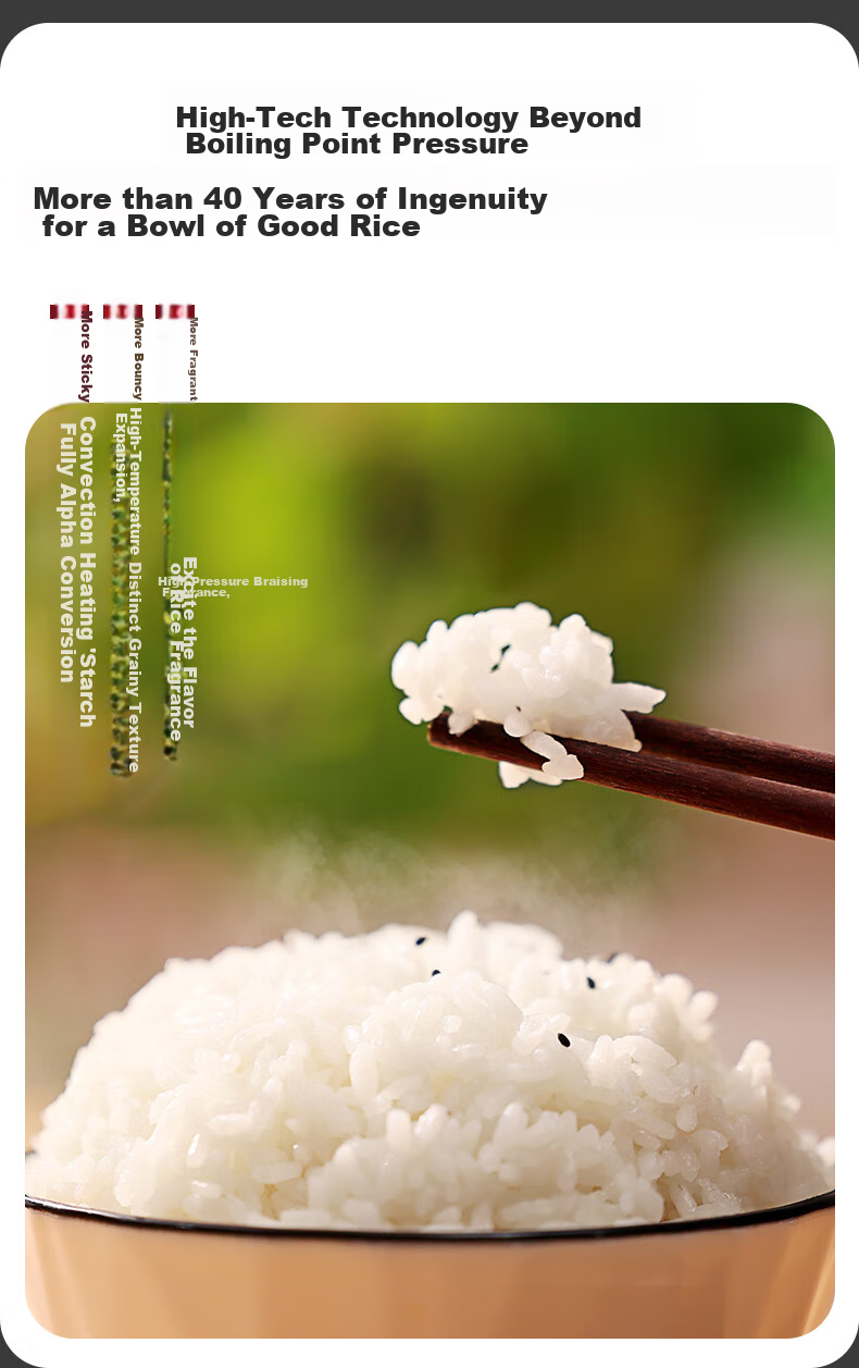 CUCKOO Black Pearl Rice Cooker, Imported from Korea, IH Heating, Iron Master Inner Pot, Programmable, Multifunctional High-Pressure Rice Cooker, 3L Capacity, for 1-3 People, CRP-HVXF0650SS 3
