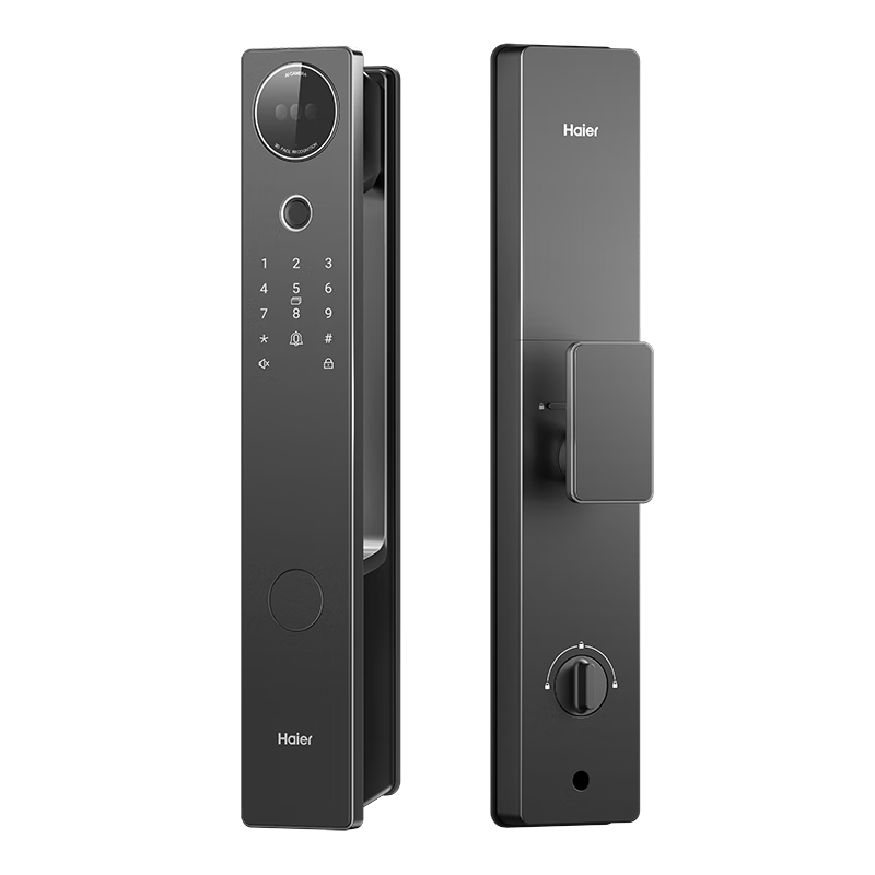 Haier Smart Door Lock P30 Facial Recognition Version Electronic Lock Password Door Lock Entry Door Anti-Theft Door Home Fingerprint Lock
