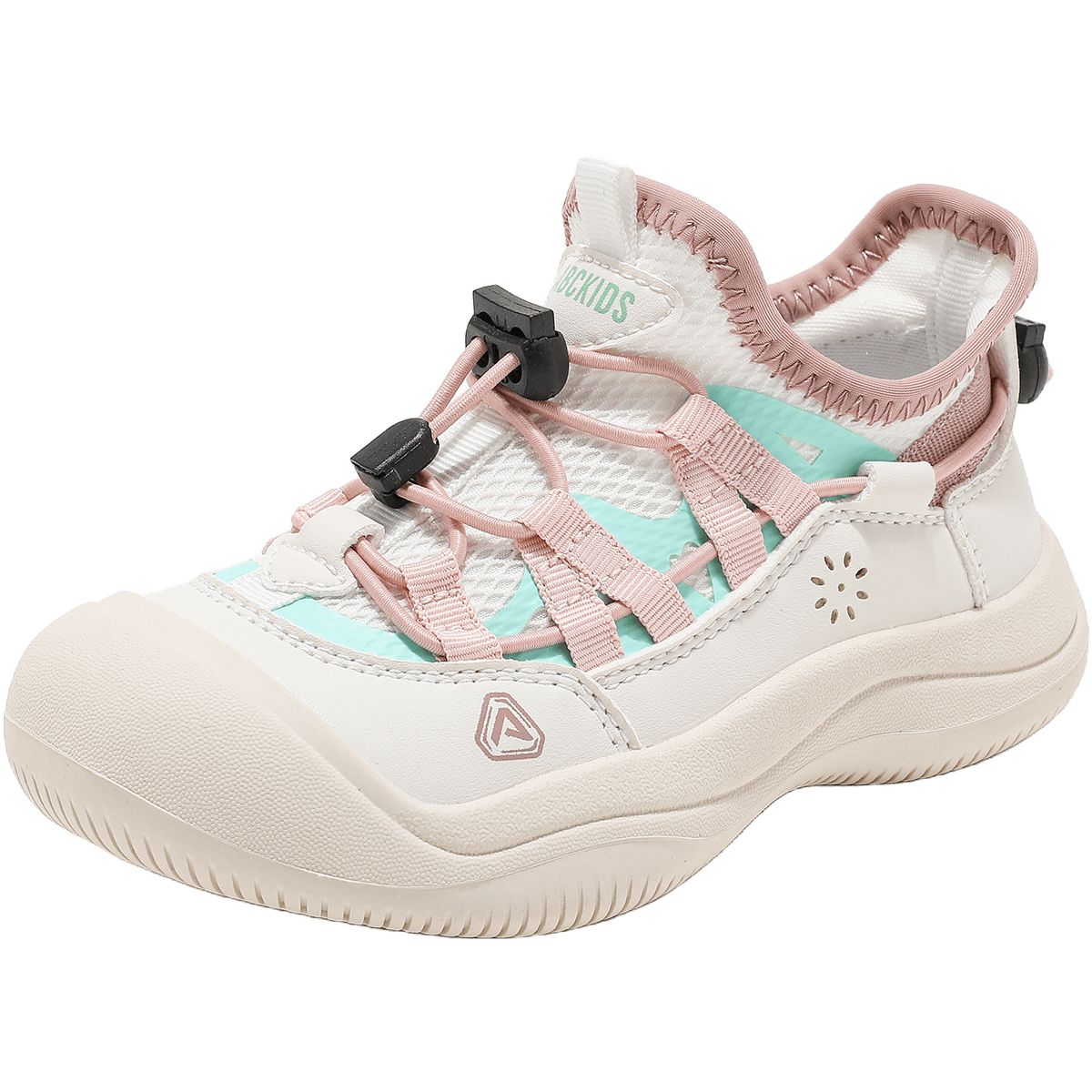 ABC KIDS Girls' Casual Running Shoes Fashion Soft Sole Breathable Non-Slip Comfortable Sneakers Beige/Pink Green Size 37