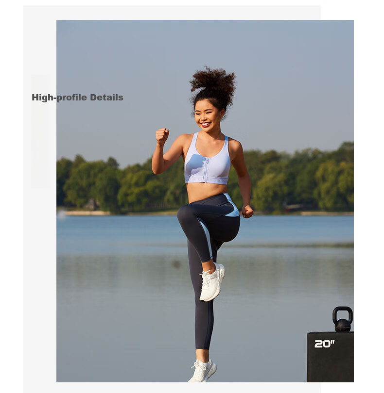 DECATHLON Women's Sports Bra, Wireless, Beautiful Back Design, WSCU Fashion Black, Size L, 2981225 14