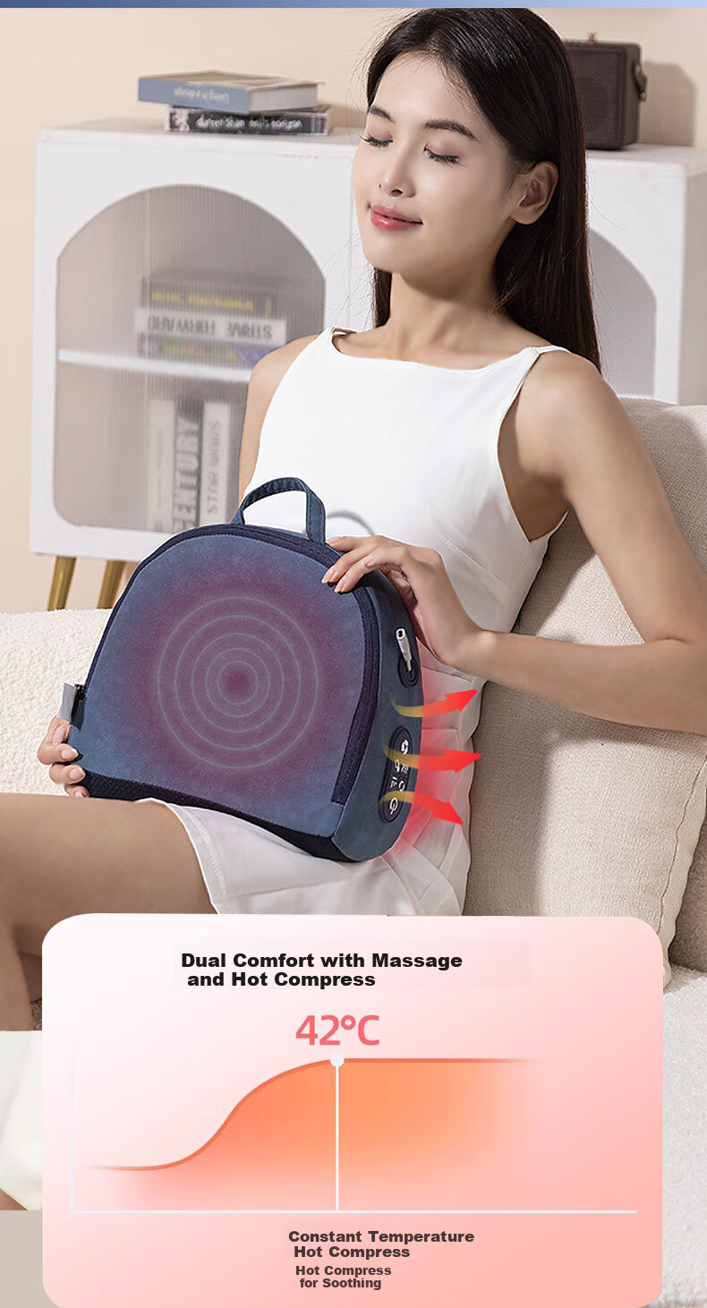 AUX Cervical Spine And Lumbar Massage Pillow GL89 Gift Box Set Shoulder Leg Back Kneading Hot Compress Waist Pain Relief Massage Device Mid-Autumn Festival Gift 10