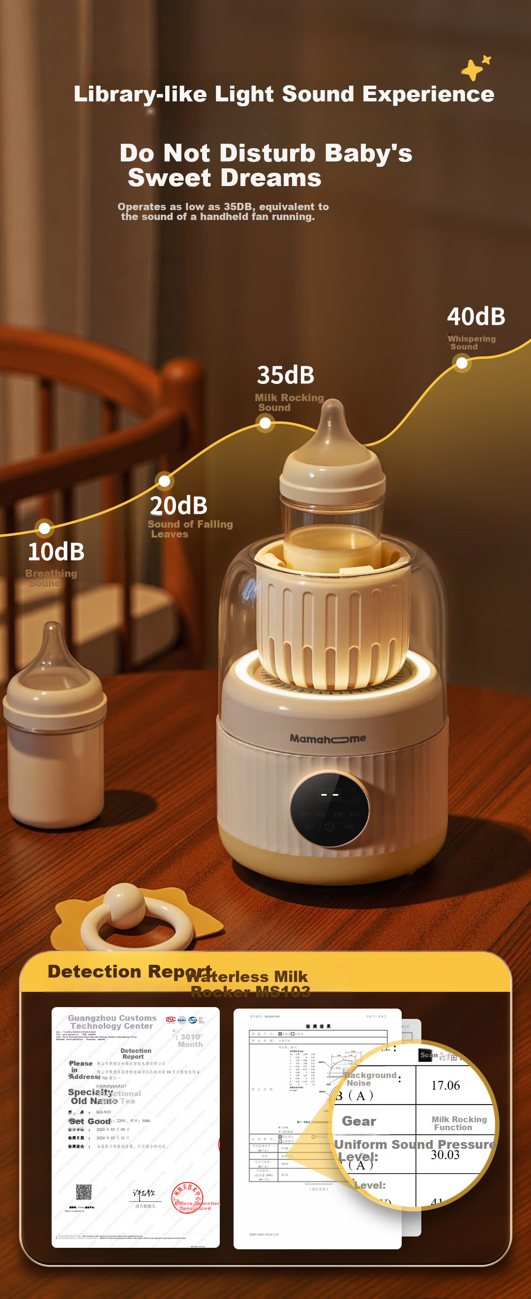 Mamahome Baby Bottle Warmer And Shaker, 2-In Milk Thawing And Warming, Quiet Night Feeding Bottle Warmer 9