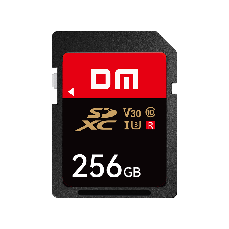 DM Daimai 256GB SD Memory Card U3 V30 High-Speed Memory Card, Full HD Video Recording, Digital Camera High-Speed Continuous Shooting SD Card Large Capacity