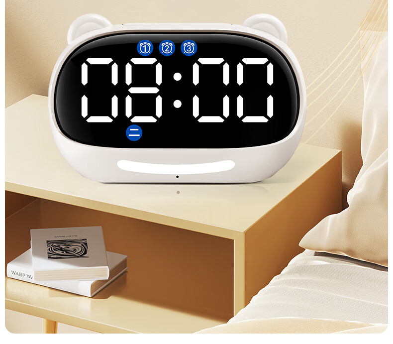 QITE Smart Voice Alarm Clock, 2026 New Model for Students, Wake-Up Device, Electronic Clock, Powerful Alarm for Children, Time Management Tool, Timer, Digital Clock, Birthday Gift 16