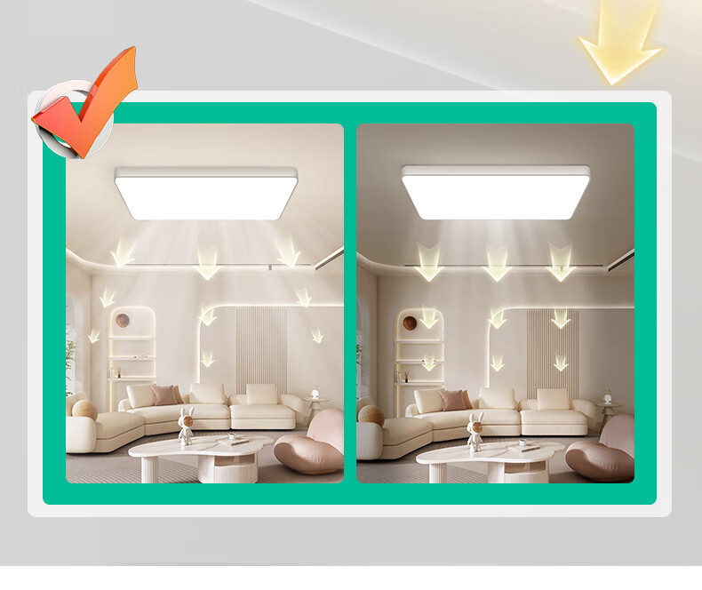Micoe Full Spectrum Eye Protection Ceiling Light Living Room Dining Bedroom Minimalist Lighting Set Zhongshan Lighting 11